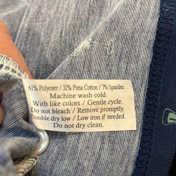 Criquet PGA West Men’s Blue Golf shirt Size L( Drink Pattern) - Picture 6 of 6